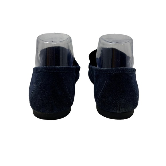 Born Shoes Womens Size 7 Barnstable Loafers Blue Suede Slip On Comfort Shoes - Picture 5 of 9